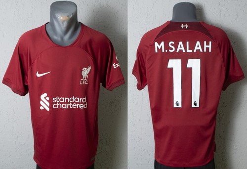 Liverpool Salah Jersey 2022/2023 Home Football Soccer Mens Shirt Size Adult M