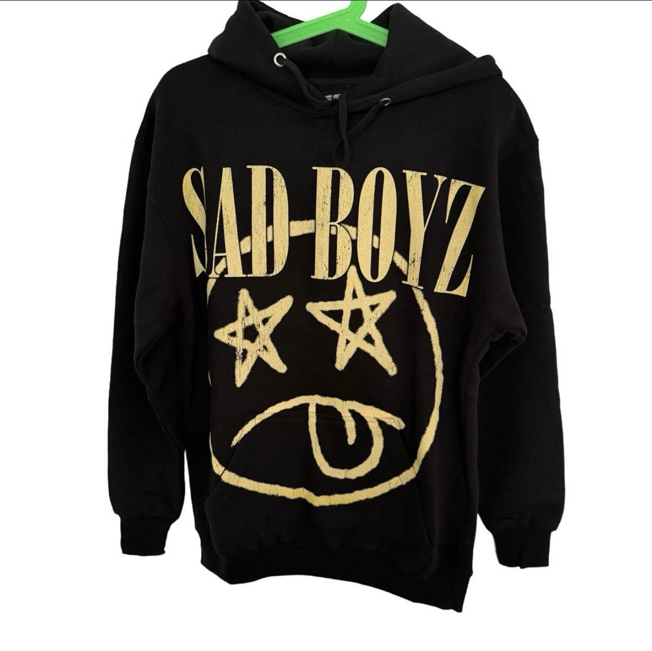 Sad Boyz Black Graphic Hoodie Sad face Men’s S 2024 Sold Out!