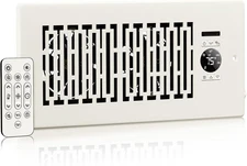 Smart Register Vent Booster Fan for 4” X 10” Register Holes, Register Booster Fa