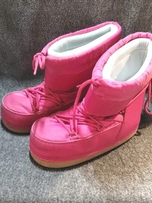 Nova Kids Moon Boots - Girls - Fuchsia Pink - Size 3 - Snow - Warm - Insulated 
