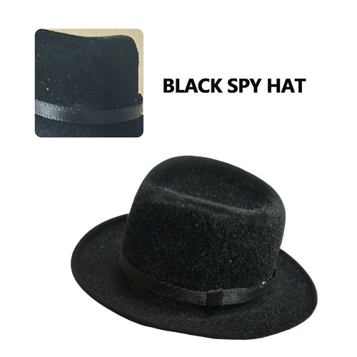 1/6 scale Black Topper Hat for 12'' ACTION FIGURE Doll Accessory - Picture 6 of 15