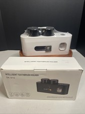NEW, Unbranded Intelligent Toothbrush Holder, Toothpaste Dispenser. 2 Cups.