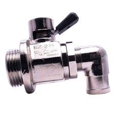 EZ-211(27mm-2.0) EZ Oil Drain Valve with removable L-Shape Hose End(L-002) Co...