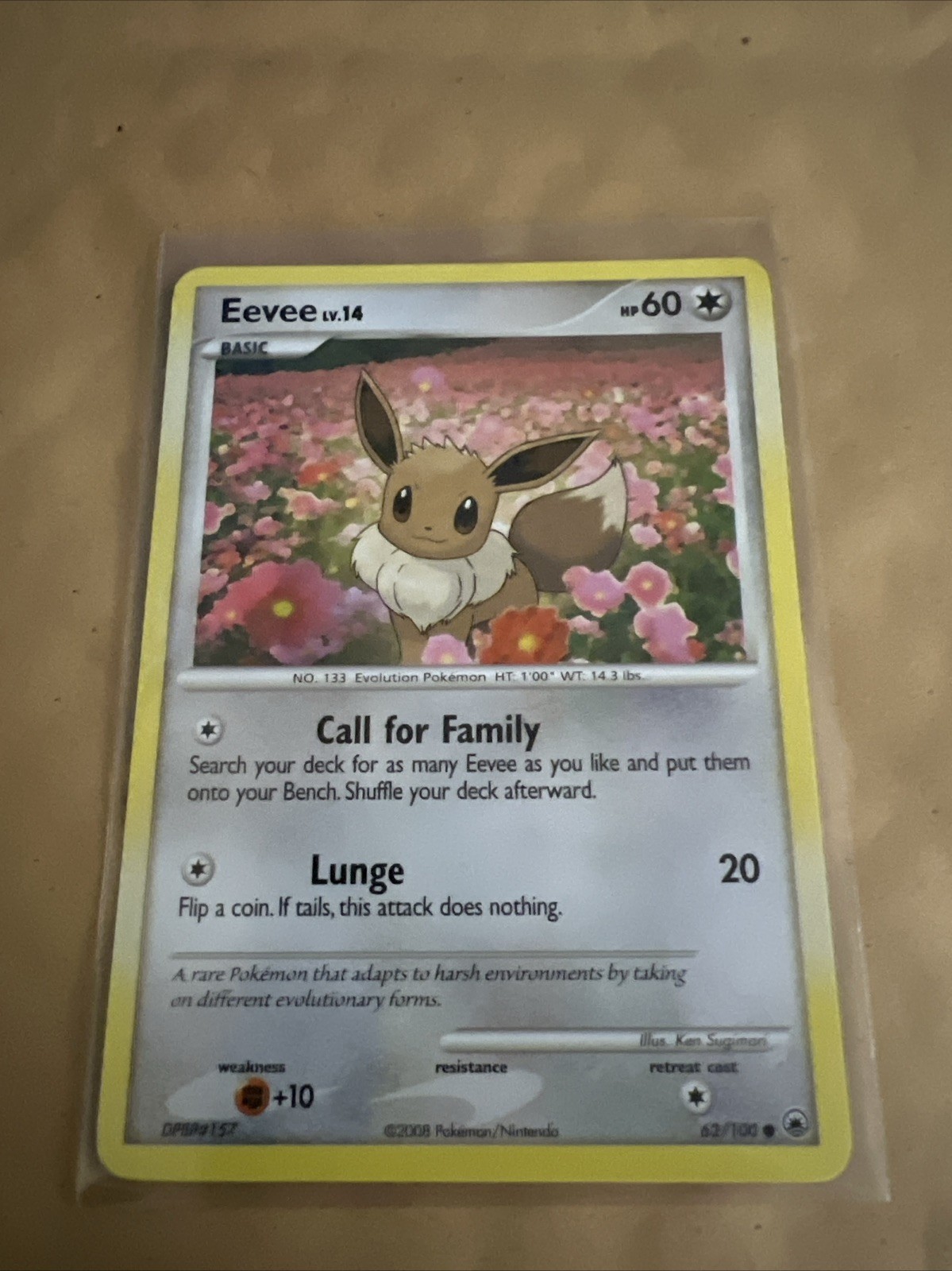 Eevee 62/100 Common Majestic Dawn Pokémon Card LP [Free Shipping]