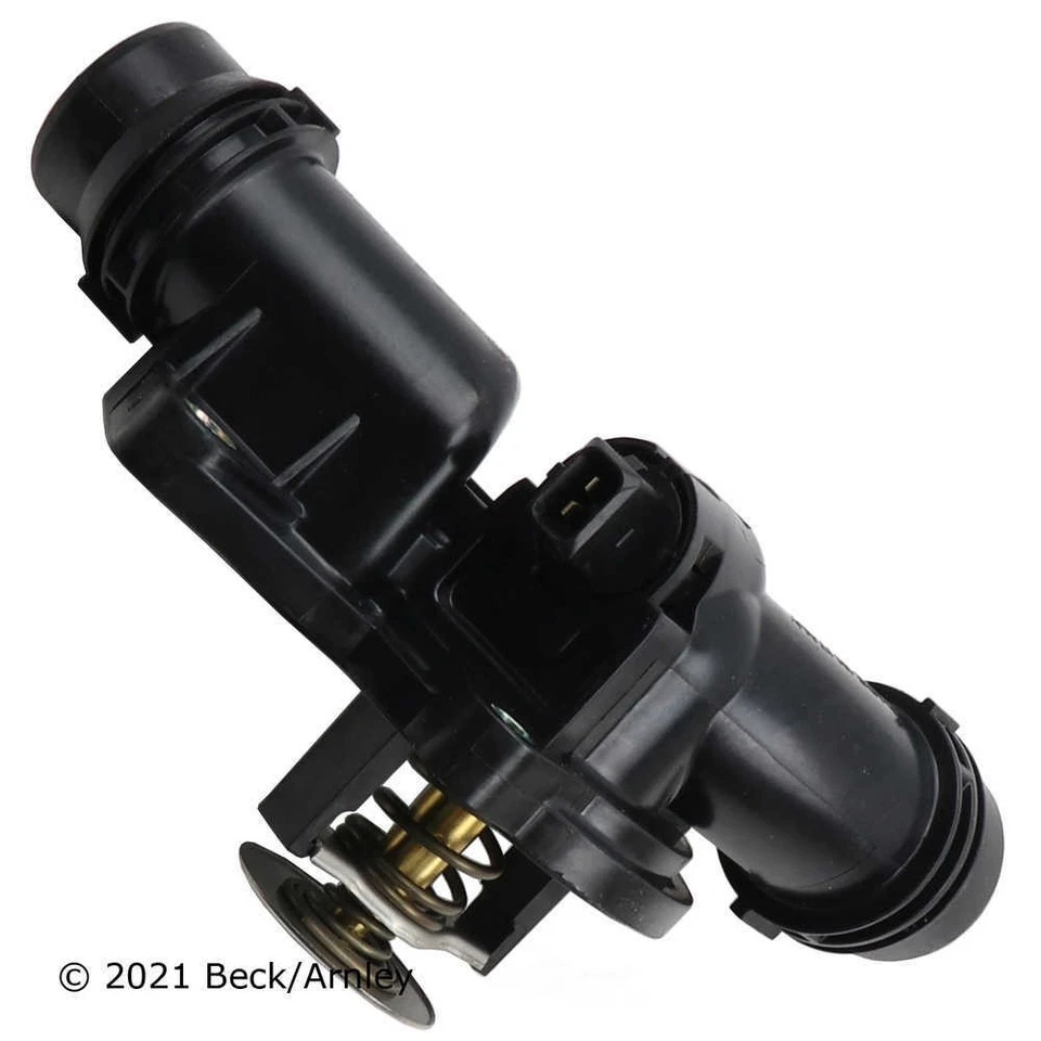 Caixa termostato líquido de arrefecimento do motor compatível com 1999-2006 BMW 330Ci, X5 325Ci 325i, 325xi, 52 - Imagem 2 de 4