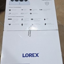 Lorex Fusion 4K Wired NVR Security System 4 Bullet Cameras 2TB Person/Vehicle