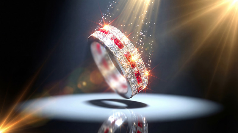 CARTIER Ruby Ring 18k Gold NO HEAT Ruby Diamond R… - image 11