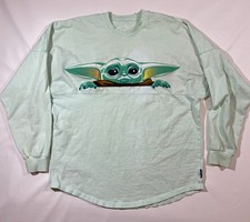 Disney Parks Star Wars The Mandalorian Baby Yoda Grogu Spirit Jersey Adult Sz S
