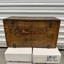 Vintage Hard Wood Black & Decker Toolbox / Chest With Drawers