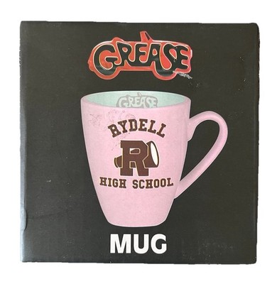 GREASE Vintage Rydell High School Rosa Sammler Kaffeebecher Brandneu Verpackt