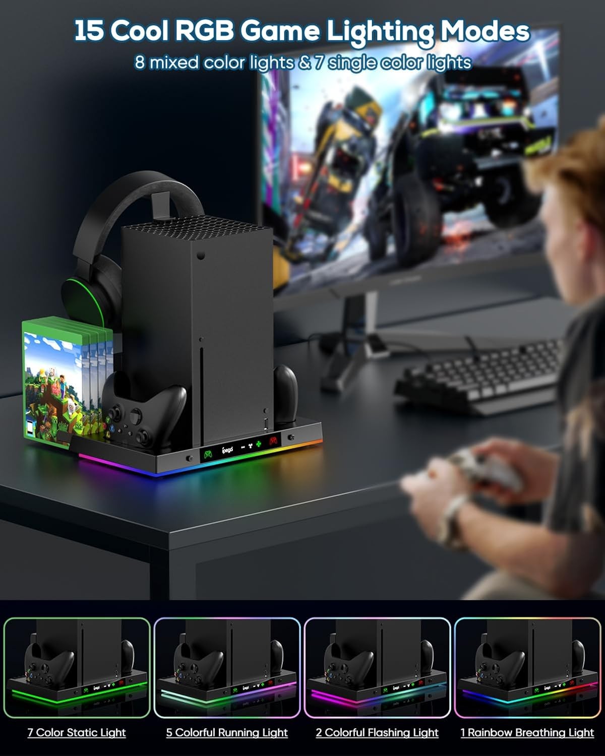 Supporto di Ricarica e Ventola per Xbox Series X foto 5