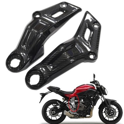 FTE 100% Carbon Fiber Side Frame Cover Fit for Yamaha 2014-2020 FZ07 MT07