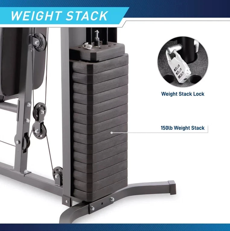 Marcy 150 lb. Stack Home Gym Foto 2 de 4
