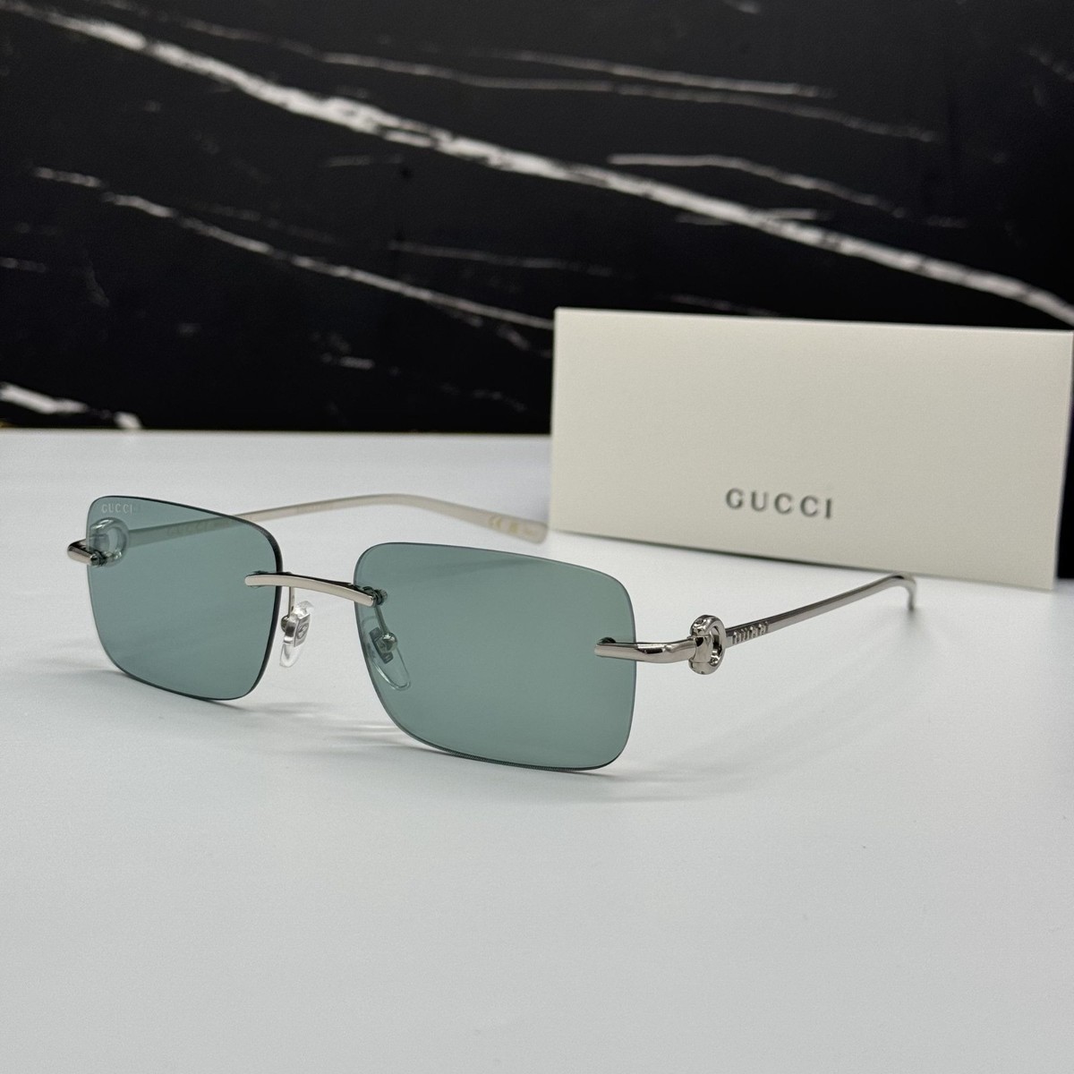 NEW GUCCI SILVER UNISEX SUNGLASSES GUCCI GG1703S 002 | eBay