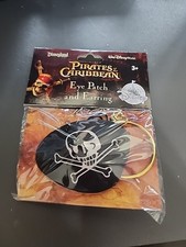 Disney Parks Pirates of the Caribbean Eye Patch Earring - Great For Halloween