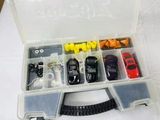 Lot Zip Zaps RadioShack Micro RC Cars Controller Case Lot Untested Shells Extras