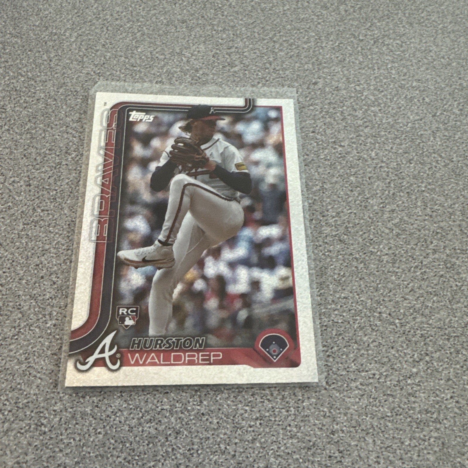 2025 Topps Series 1 - Hurston Waldrep #253 Rainbow Foilboard (RC) (A)