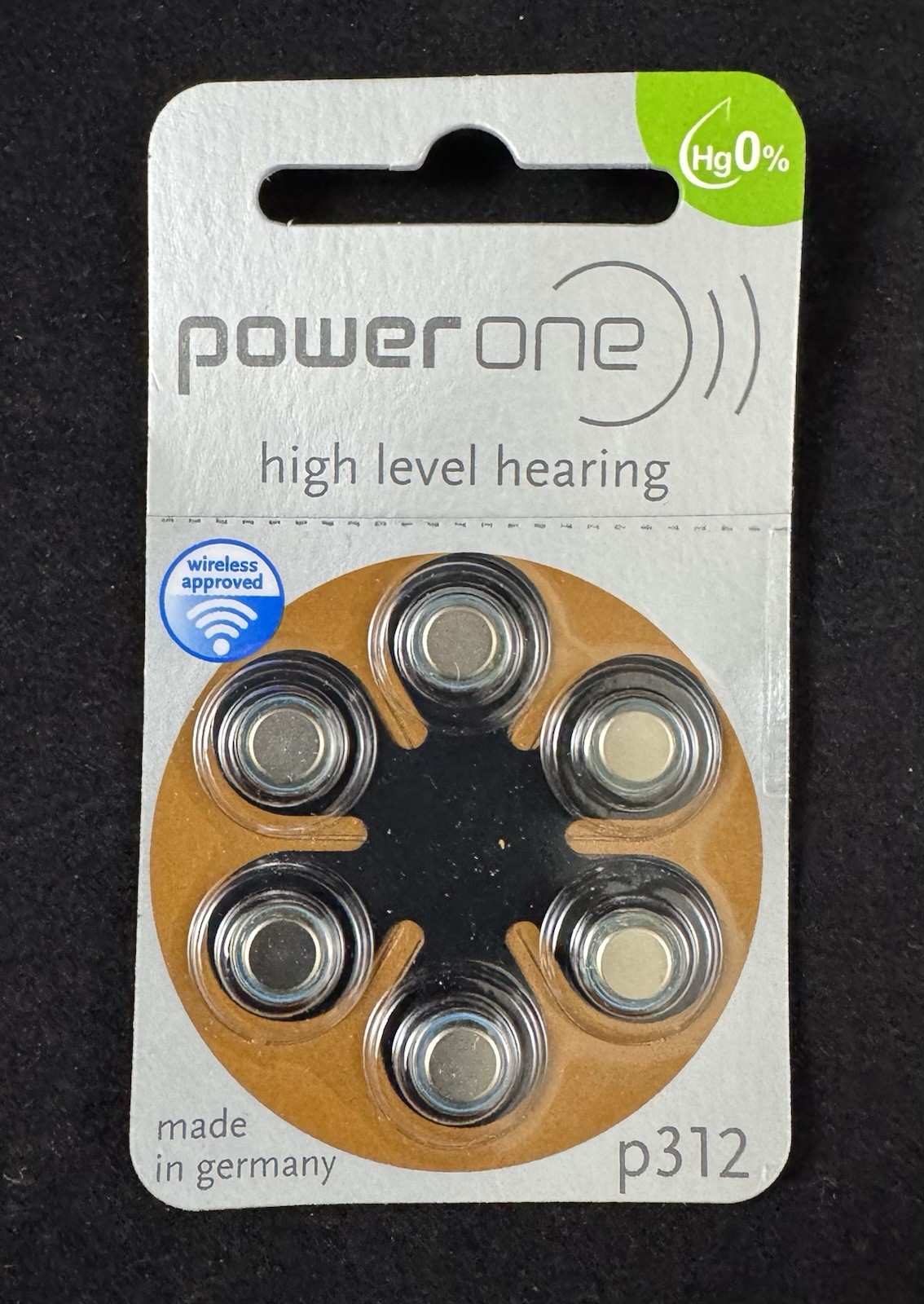Power One High Level Hearing Aid Battery Pack P312 **Expired