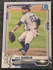 2021 Bowman Chrome Deivi Garcia RC New York Yankees