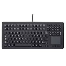 Ikey Du-5K-Tp2-Usb Full-Size Rugged Keyboard With Touchpad