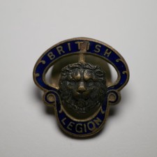 Royal British Legion badge (Damage to enamel)