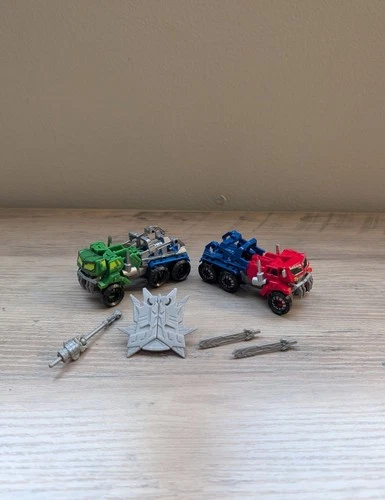 Vtg Transformers Cyberverse Beast Hunters Optimus Prime And Beast Blade