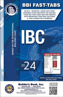 2024 International Building Code (IBC) Fast-Tabs