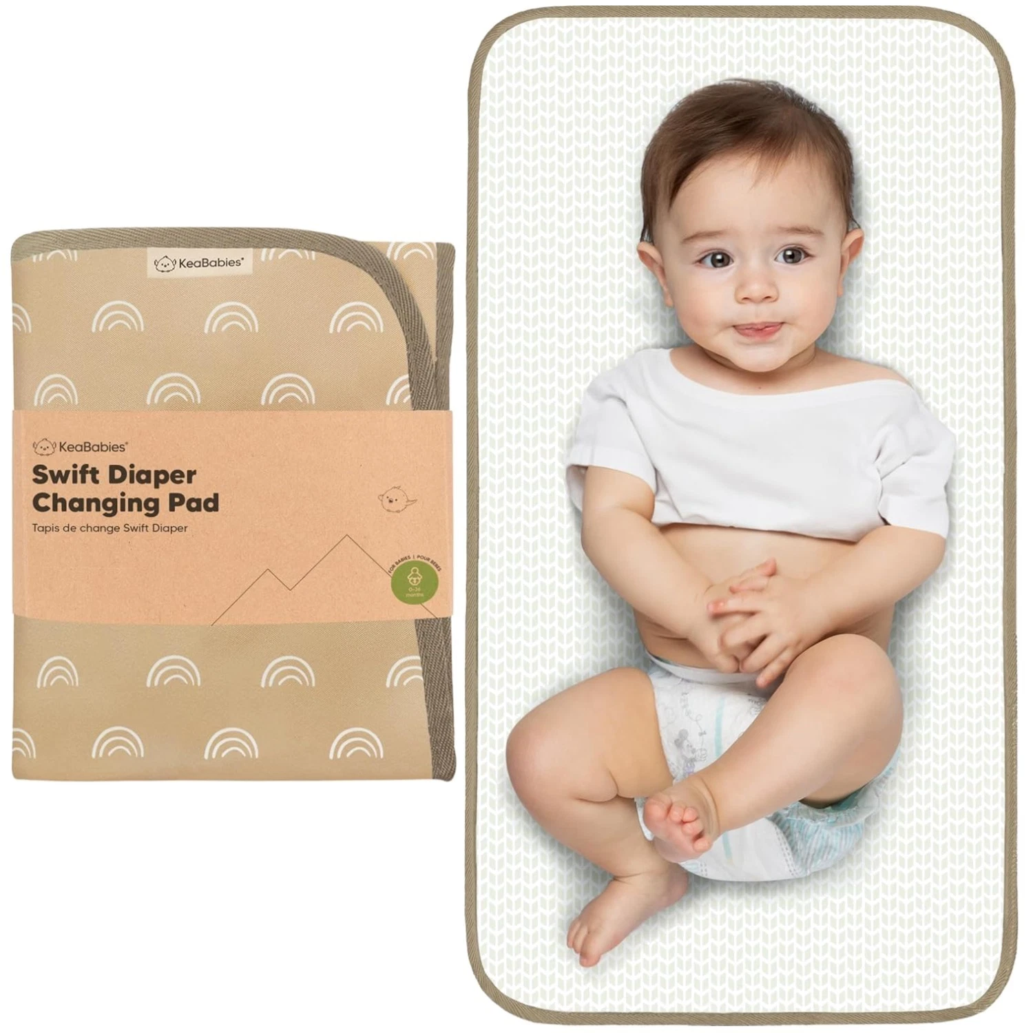 Portable Baby Changer Mat, Easy Wipe Clean
Opens in a new window or tab