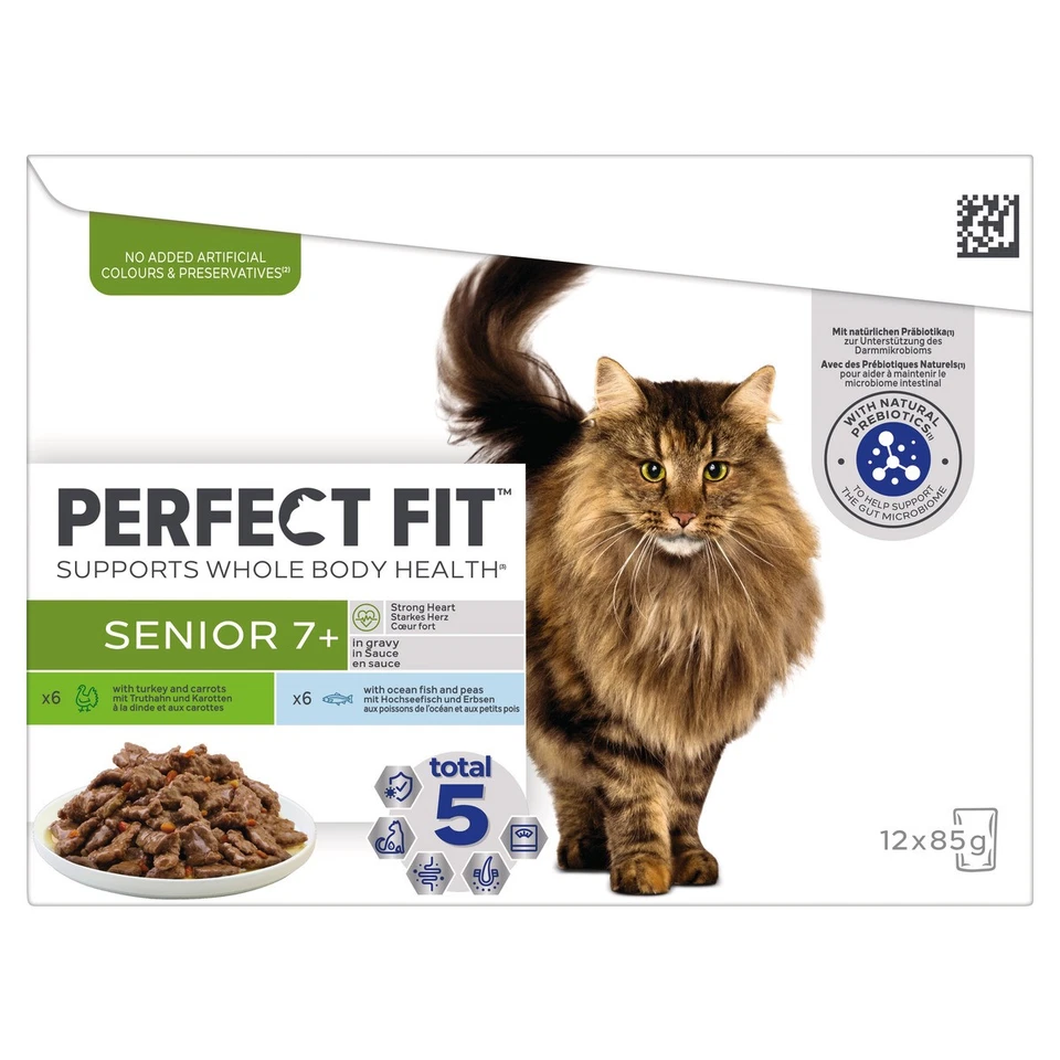 Perfect Fit Multipack Senior 7+ mit Truthahn und Karotten 12x85 g, UVP 9,99 EUR - Bild 3 von 4