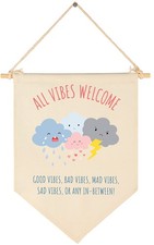 All Vibes Welcome -Guidance Counselor Therapy Classroom Decor-Emotions-Mental...