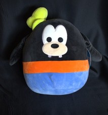 Disney Squishmallows Kellytoy Goofy 10" measures 13" to top of hat New with Tag