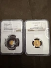 NGC Graded Gold 1/10 American Gold Eagle 1/200 Egyptian King Tut Lot Of 2