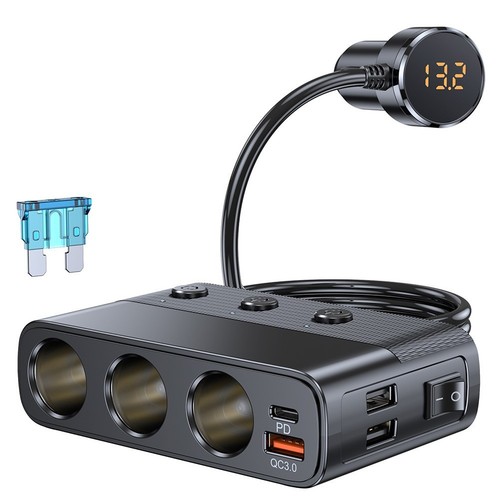 Chargeur Voiture 128W 3.6A USB Électronique Chargeur Rapide Prises Haute Qualit - Photo 2 sur 7