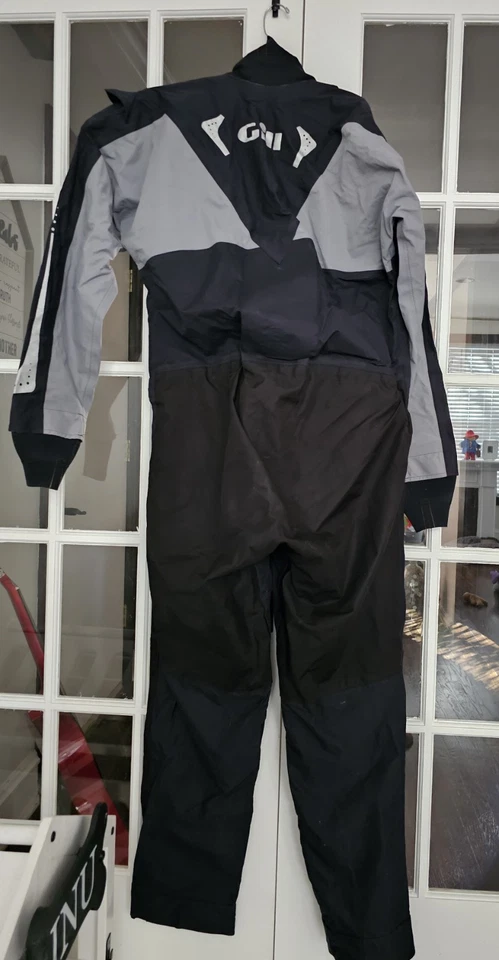 Terno Gill Dry Masculino GRANDE Impermeável SEM BOTAS Para Vela, Caiaque, Esportes Aquáticos - Imagem 3 de 4