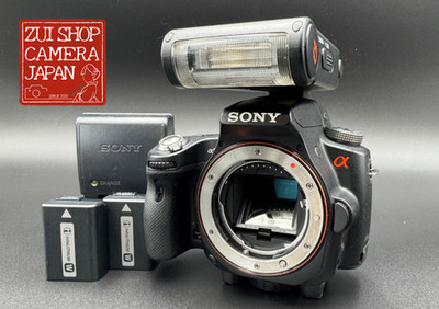 [Exc+4] Sony Alpha A55V Digital SLR Camera Flash Battery JAPANESE ~ From Japan