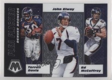 2020 Panini Mosaic Flea Flicker Ed McCaffrey Terrell Davis John Elway HOF a8m