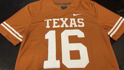 Texas Longhorns Arch Manning #16 Nike Men's Orange Official