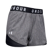 New Under Armour Women Play Up Twist 3.0 Shorts Gray Size XL MSRP: 30.00