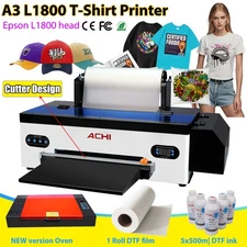 DTF 1800 T-Shirt Printer Direct to Film Flatbed Printer Heat Transfer to Colth
