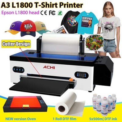 DTF 1800 T-Shirt Printer Direct to Film Flatbed Printer Heat Transfer to Colth