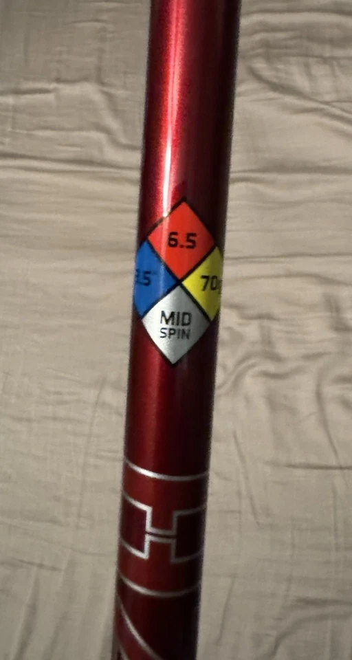 Madera Mizuno ST-G Titanio 3 15* X-rígida Hzrdus Humo RDX Rojo 75 g Longitud Estándar Foto 4 de 4