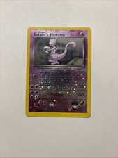 Rocket's Mewtwo 8 Best Of Game Winner Stamped Promo Rev. Holo Pokémon 2003 🍥