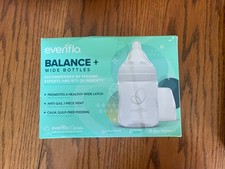 Evenflo Balance 6 Wide Bottles 5 oz / 150ml / Anti-Colic, Anti-Gas Slow-Flow