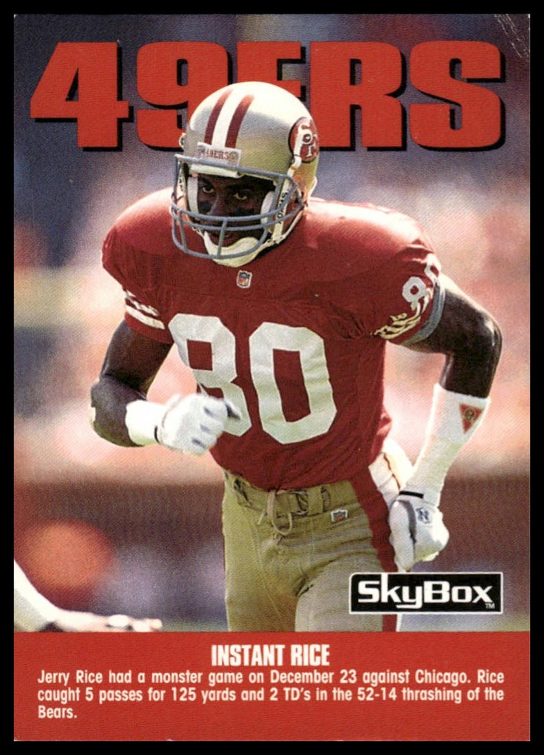 1992 SkyBox Impact #301 Jerry Rice