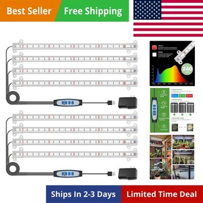 Grow Lights for Indoor Plants, Full Spectrum, 6000K LED Plant Grow Light Stri...