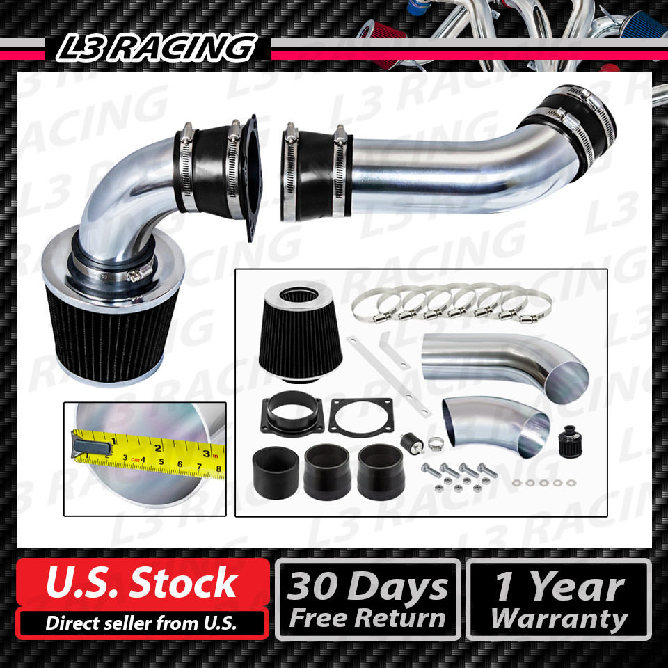BLACK COLD AIR INTAKE KIT + DRY FILTER FOR 01-03 Ford Ranger Explorer 4.0L V6