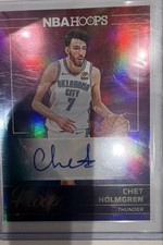 2024-25 Panini Nba Hoops - Hoops Ink Chet Holmgren #HI-CHT (AU)