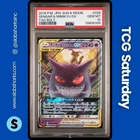 2018 POKEMON JP SM TAG BOLT #038/095 GENGAR & MIMIKYU GX TAG TEAM PSA 10