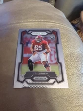 J.C. Latham Rookie 2024 Prizm Draft Picks Card #135 Alabama Crimson Tide/Titans