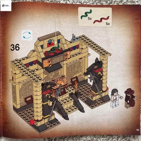 LEGO Indiana Jones Indiana Jones and the Lost Tomb 7621 Used Comp W/Manual